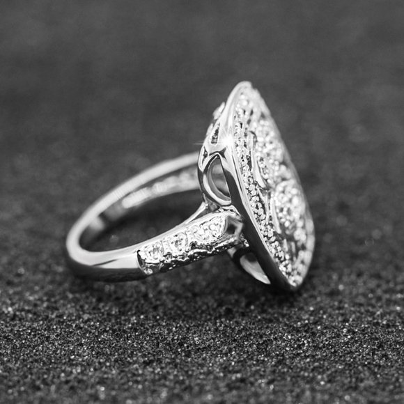 New Creative Design CZ Mystic Symbol Ring For Woman, GPMB1503 - Picture 3 of 5